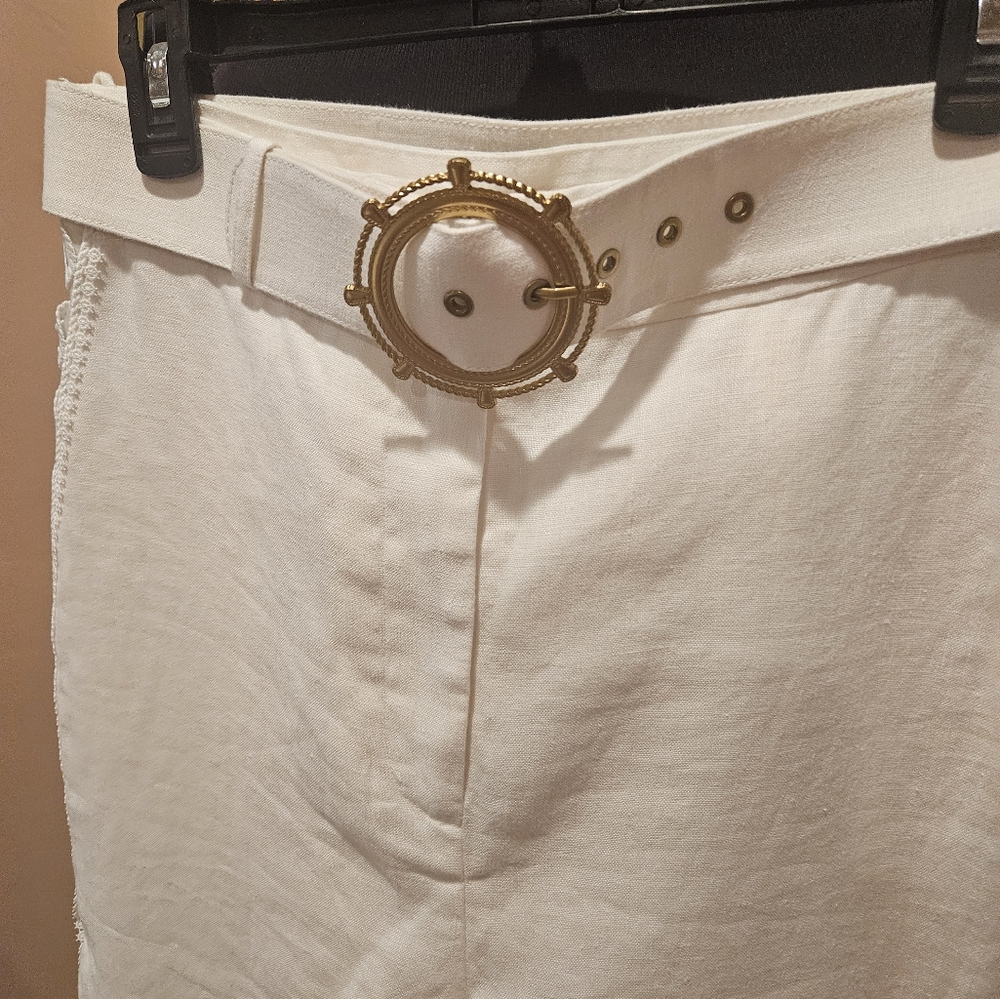 ZIMMERMAN Nautical White Linen Pants - Picture 13 of 17
